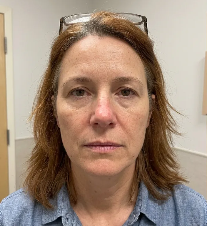 Ober- und Lippen vorher